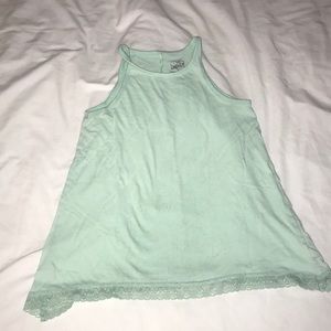 Girls mint tank